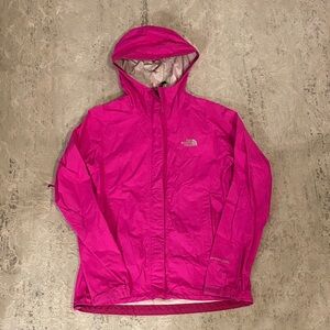 The North Face Women's Vibrant Pink rain jacket